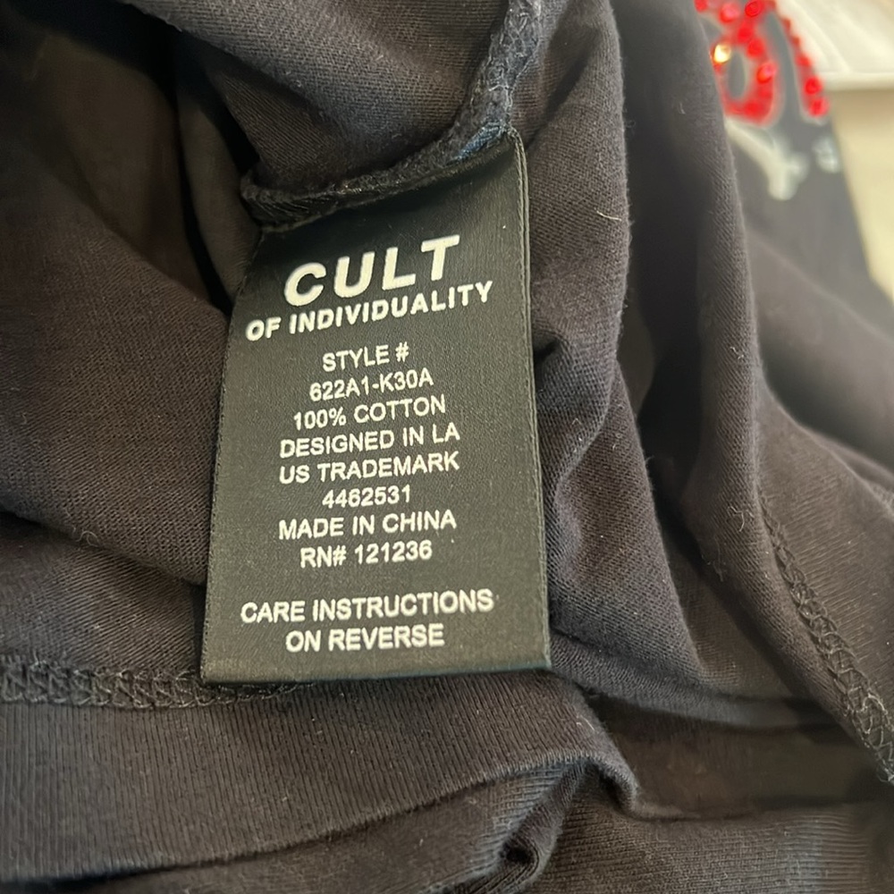 Cult of Individuality Motley Crue Black Short Sleeve Tee small - Picture 8 of 8